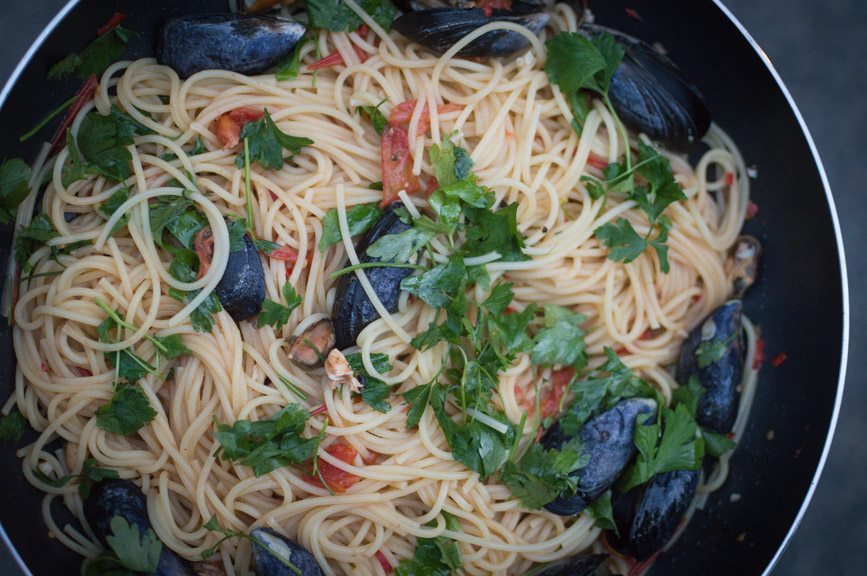 Abel Tasman mussel pasta