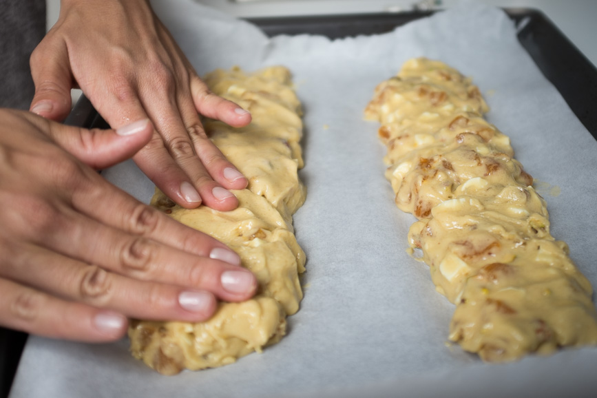 Brussels Biscotti-smooth it out