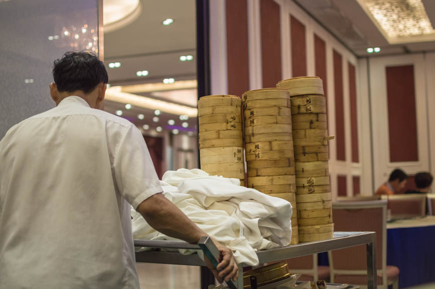 Chinese grand ma - dim sum steamers