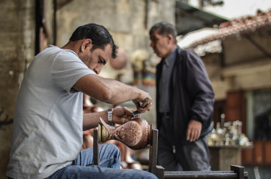 Gaziantep artisan firing