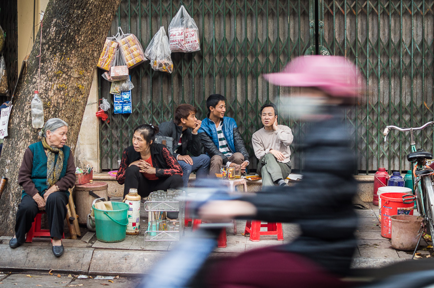 Hanoi streetside