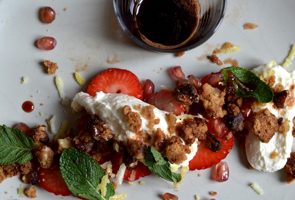 Italian flag dessert