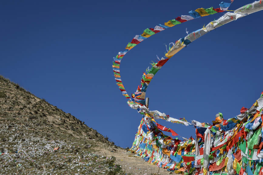 Labrang prayer flags