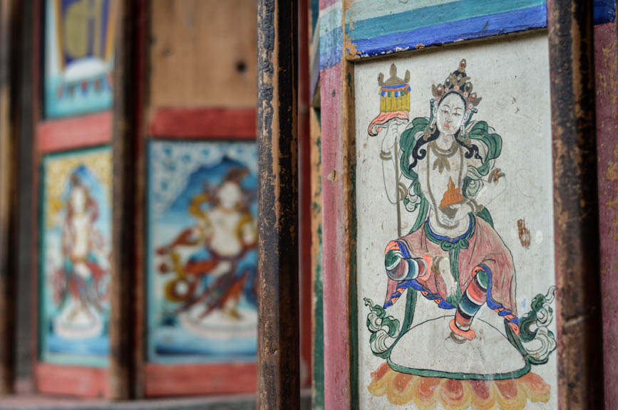 Langmusi prayer wheels