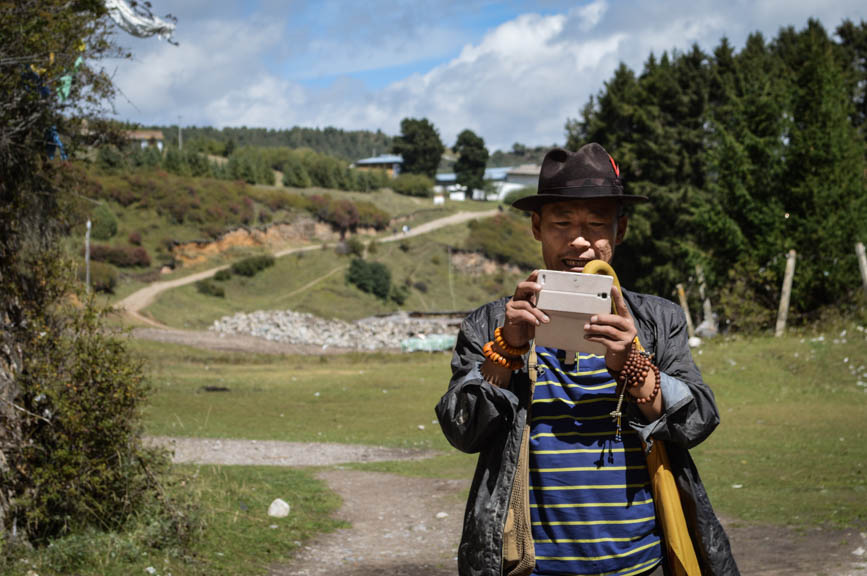 Langmusi selfie