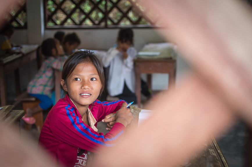 Laos schoolgirl framed