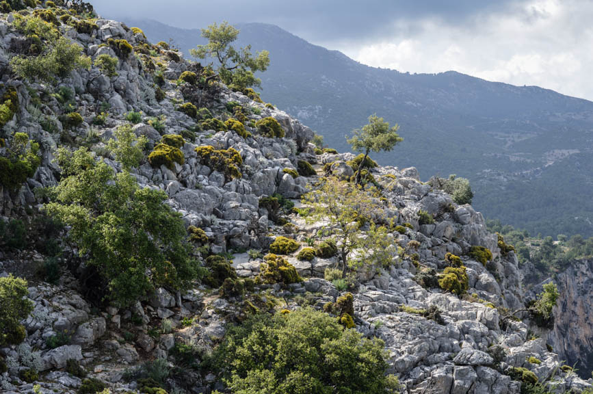 Lycian Way rocky hll