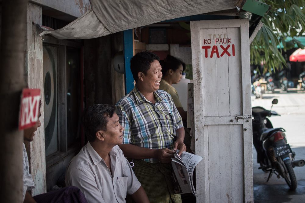 Mandalay taxi stand