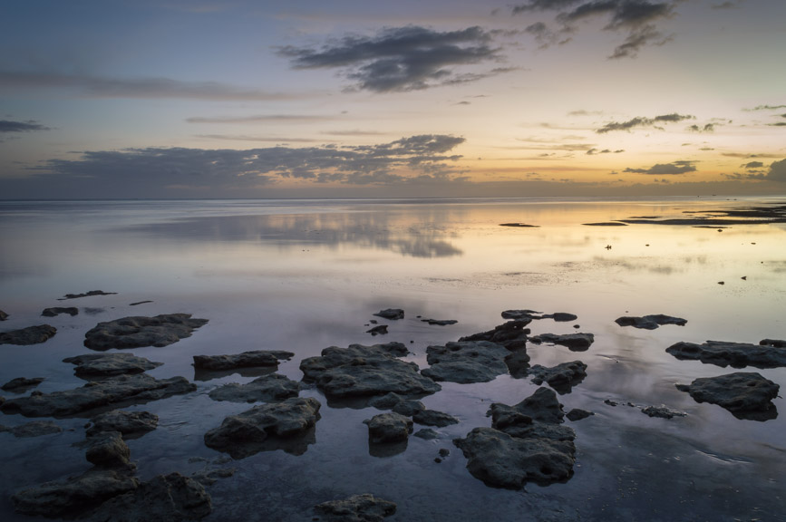 New Caledonia poe sunset