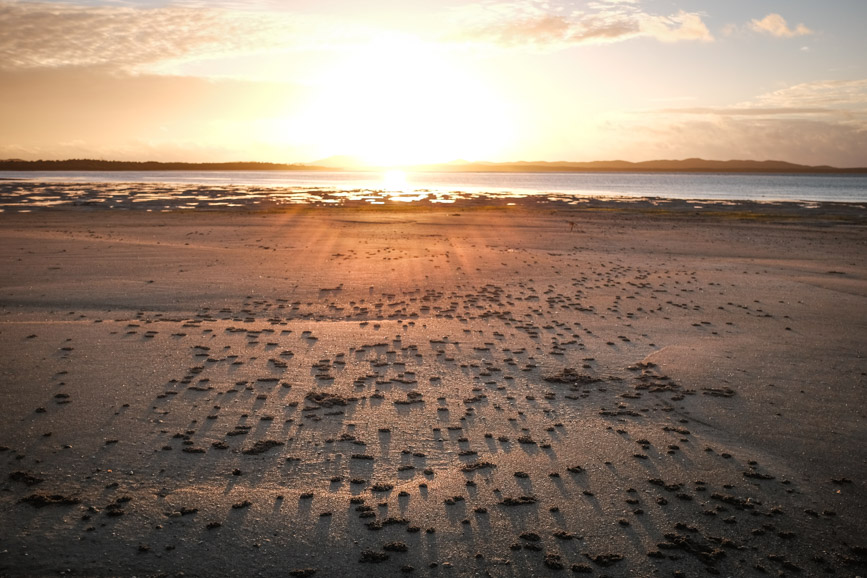 New Caledonia poignam sunset