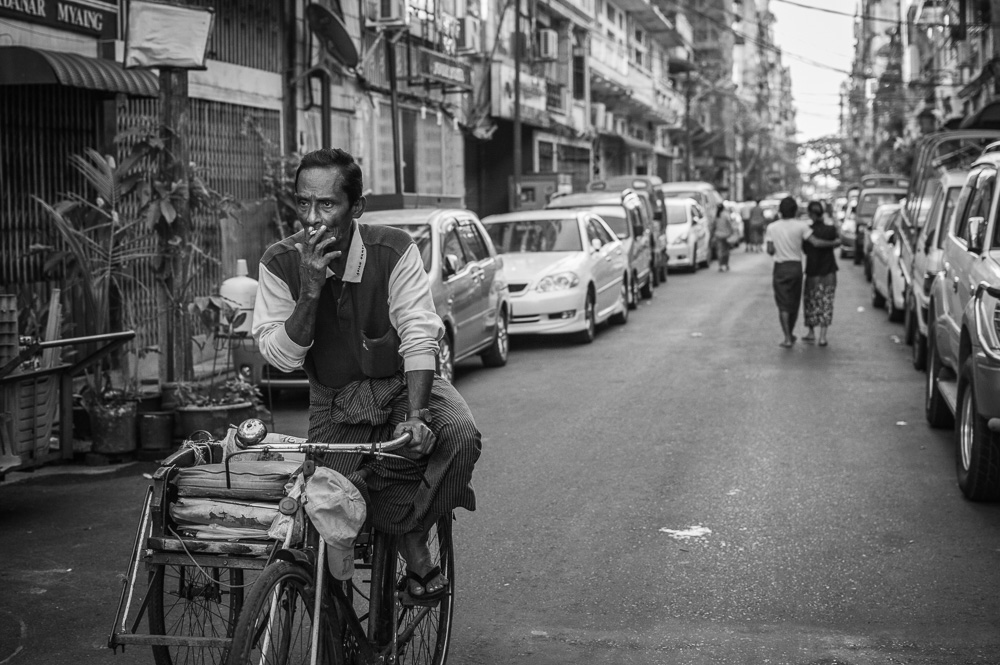 On the move in Yangon