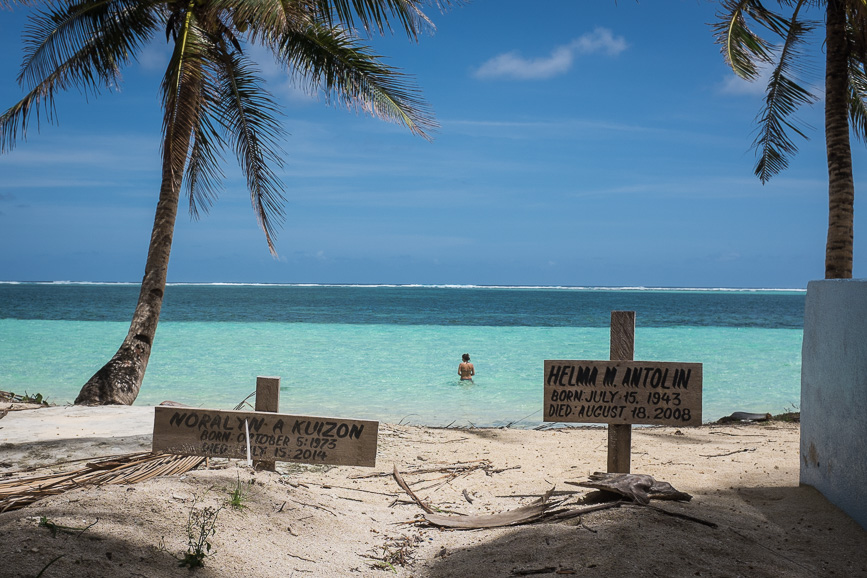 Siargao cemetery beach