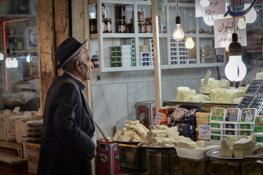 Tabriz bazaar shopping