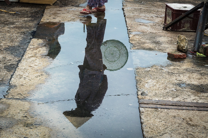 Vietnam Longing shadows in the rain