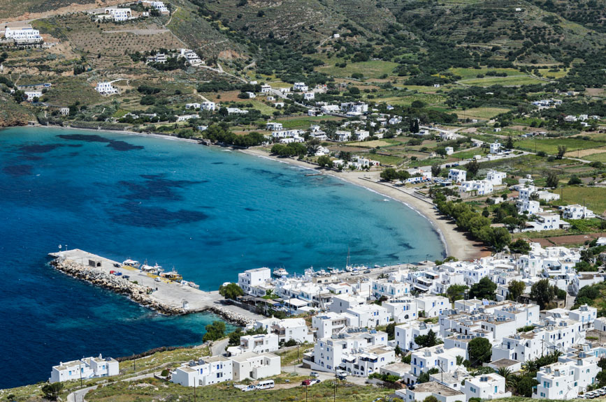 amorgos from above