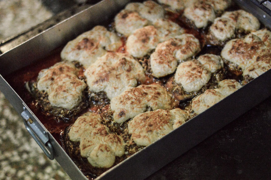 baked aubergines