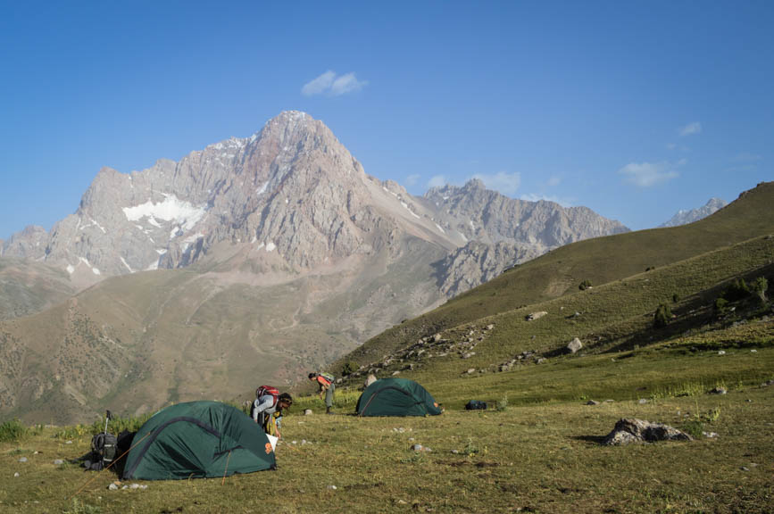 camping at the pass