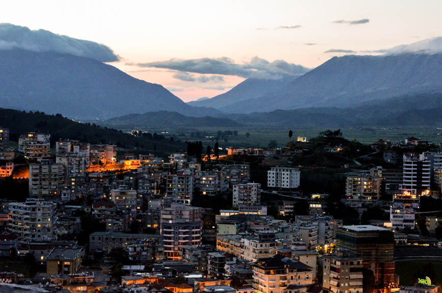 gjirokaster by night