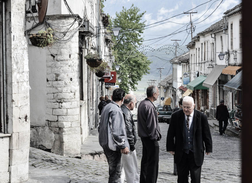 gjirokaster old town men