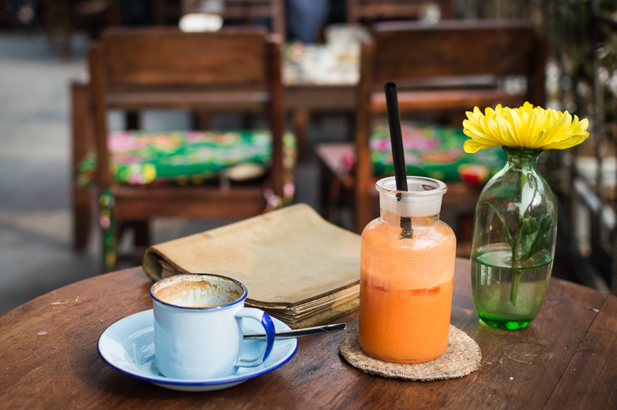 hanoi coffee fresh juice