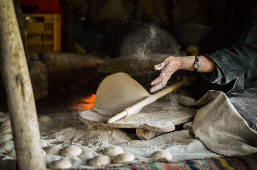 lavash making