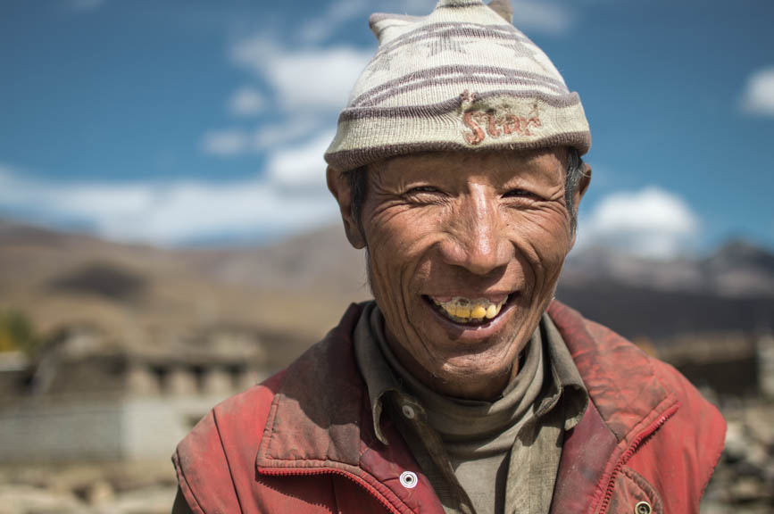 tibetan smile