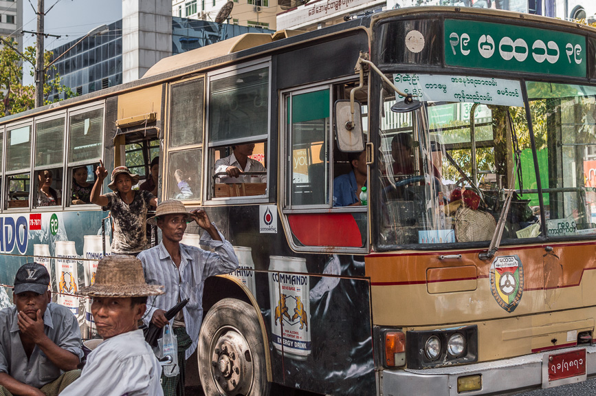 yangon bus